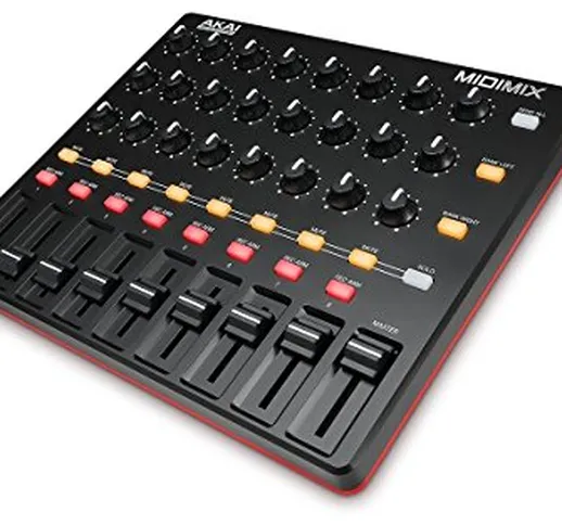 AKAI Professional MidiMix - Mixer e Controller MIDI USB Leggero e Professionale + Ableton...