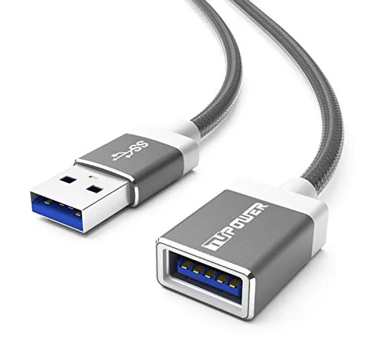 TUPower K51 USB 3.0 cavo di prolunga USB lungo 2m cavo USB di prolunga 5Gbps Super Speed A...