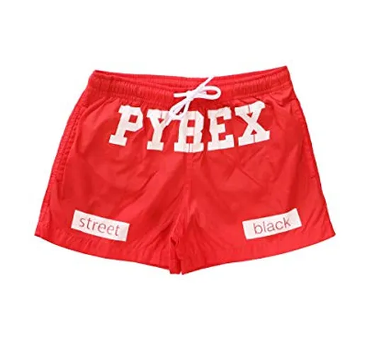 PYREX BEACHWEAR Boxer Ragazzo Mare, 14 Anni (160cm), Rosso