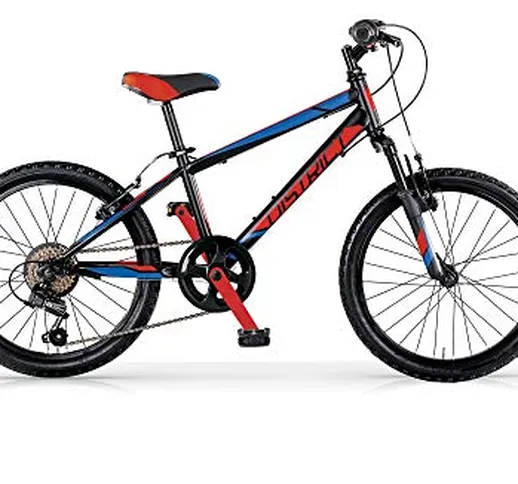 MBM District 20 MTB U Acc REVO 6V, Bici Uomo, Rosso A20, XX