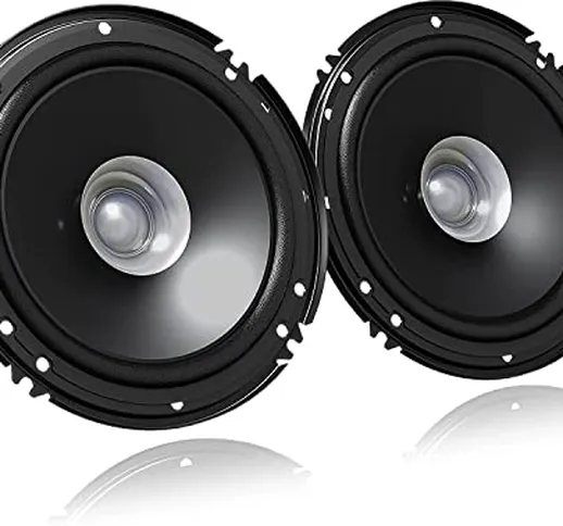 JVC CS-J610X Altoparlanti Auto Dual Cone Speakers 16,5 cm, 300 Watt di Potenza di Picco/ 3...