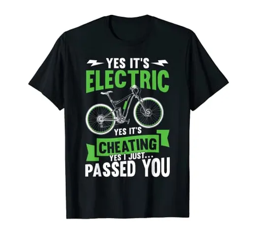 Regalo bici elettrica Ebike Mountain Bike Maglietta