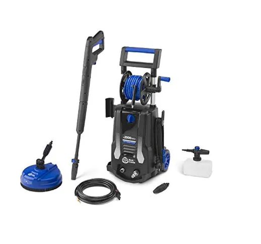 AR Blue Clean e-2000 HRD Idropulitrice ad Alta Pressione con Sonda Sturatubi e Patio Clean...