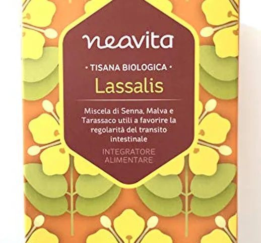 NEAVITA - Tisana LASSALIS 15 filtri - Favorisce il regolare transito intestinale