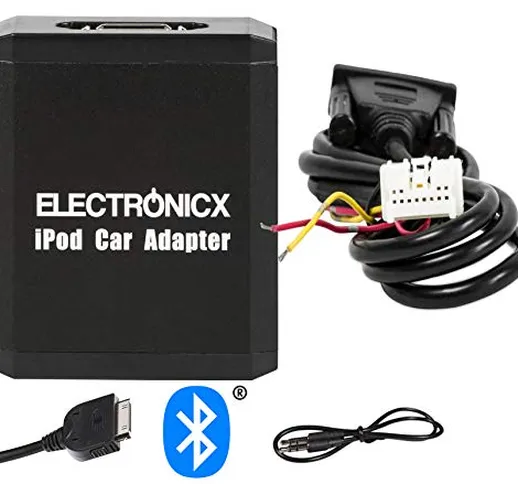 Electronicx Elec-M05-NIS-BT Adattatore interfaccia Compatibile con iPhone,iPad,iPod,AUX Bl...