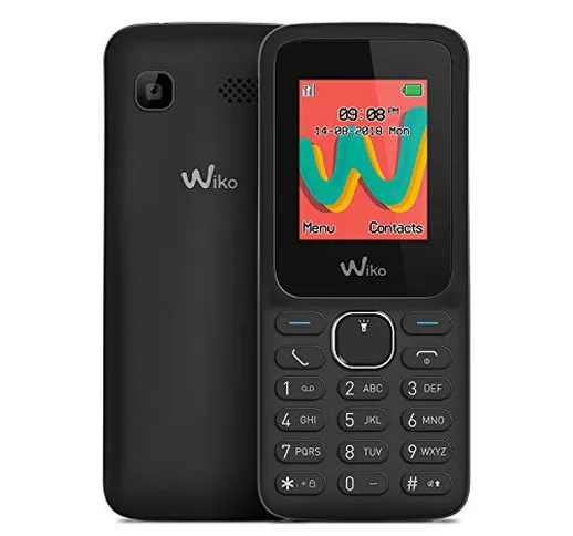 Wiko Lubi5Plus - Telefono cellulare con tasti da 1,8 "(Dual SIM, Radio FM, supporta microS...