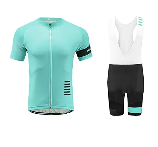 Uglyfrog Magliette Jersey +Salopette Body Tuta Ciclismo Completo Bici Uomo Estivo con Magl...