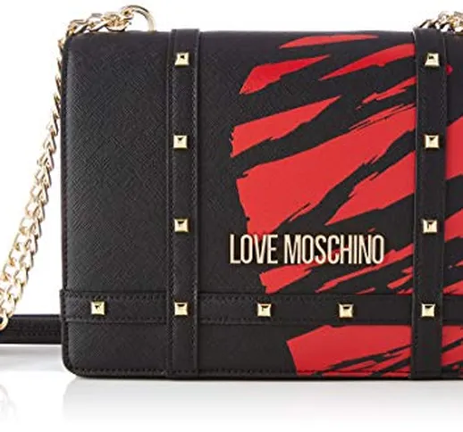 Love Moschino Precollezione SS21 | Borsa a Spalla da Donna, Nero, Normal