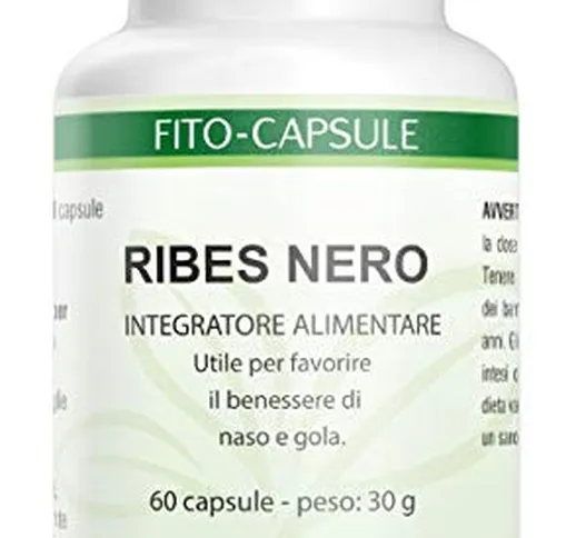 Fitofarmaceutica Ribes Nero - 60 Capsule Gelatina Vegetale