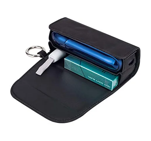 Yeleo Trosetry Custodia in Pelle PU Per IQOS 3,0 (Solo Borsa)(Nero)