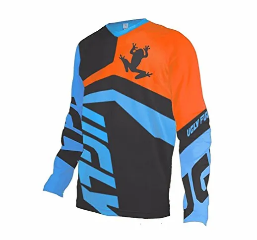 Uglyfrog Manica Lunga Magliette Uomo MTB Downhill Primavera Jersey Mountain Bike Bici Race...