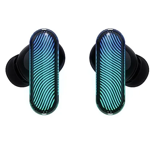 HHOGene GPods Cuffie Bluetooth-in-Ear RGB Colorato, Auricolari Bluetooth 5.2 Senza Fili co...