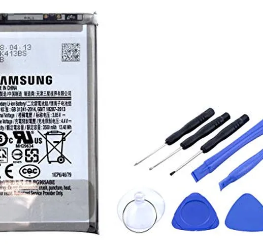 Set 2 in 1 per Samsung Galaxy S9 Plus, batteria di ricambio agli ioni di litio da 3500 mAh...