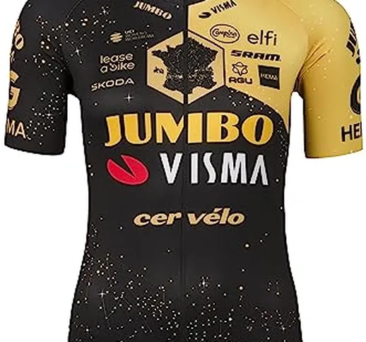 AGU Velodrome Tour de France 2023 Jersey Team Jumbo-Visma Women - Black - XL