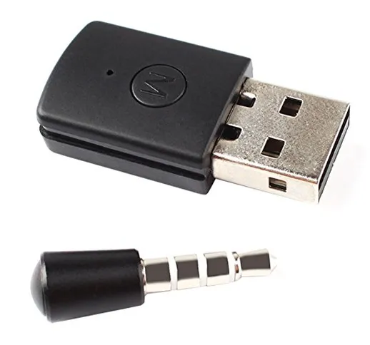 Demiawaking Bluetooth 4.0 + EDR USB Bluetooth Dongle per Sony PS4