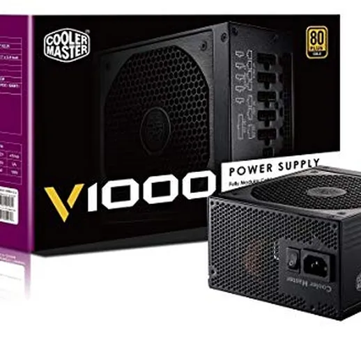 Cooler Master V1000 Alimentatore  'Modulare, 80 Plus Gold, 1000W' RSA00-AFBAG1-EU