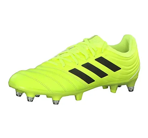 adidas Copa 19.3 SG, Scarpe da Calcio Uomo, Multicolore (Solar Yellow/Core Black/Solar Yel...