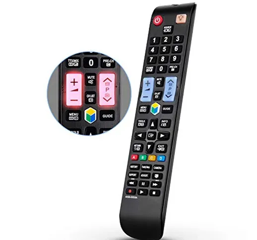 YOSUN, Telecomando universale per tutte le TV Samsung, per Smart TV, LCD, LED, QLED, SUHD,...