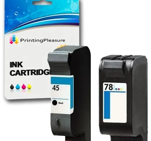 Printing Pleasure 2 Cartucce d'inchiostro compatibili per HP Color Copier 180 280 Deskjet...