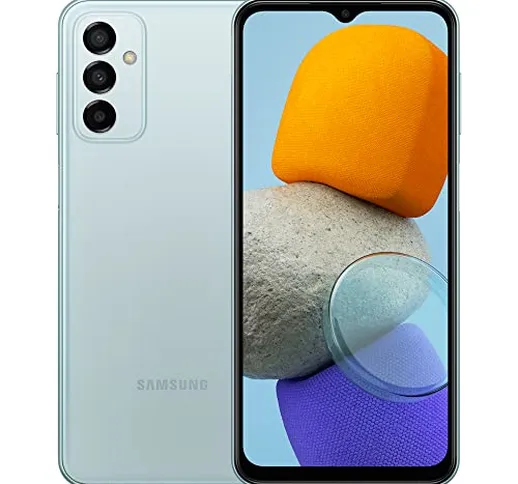Samsung Galaxy M23 5G Azzurro 128GB Telefono cellulare senza SIM Smartphone Android sblocc...