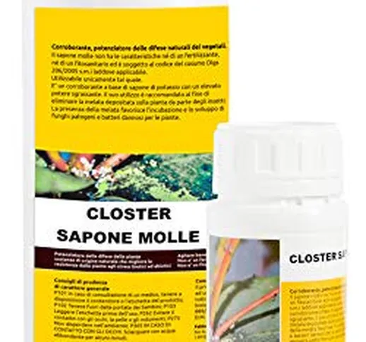 CLOSTER® Sapone Molle di Potassio Puro 250ML Insetticida Biodegradabile Potenzia Le Difese...