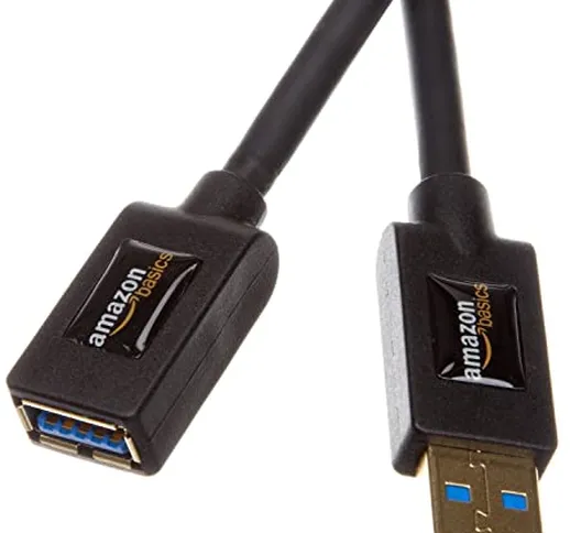 Amazon Basics - Cavo prolunga USB 3.0 maschio A-femmina A (3 m)
