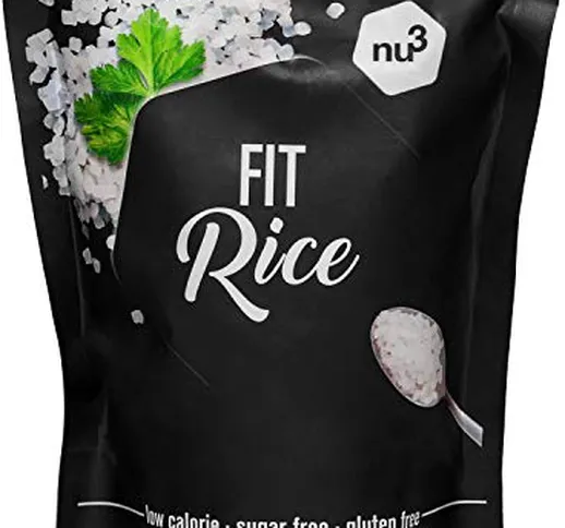 nu3 Low Carb Rice di Konjac Glucommanan | Confezione da 350 g | Riso senza carboidrati | s...