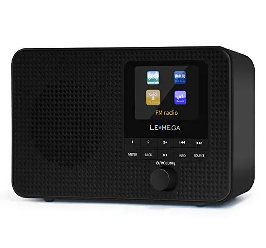 Radio Internet portatile LEMEGA IR1, radio digitale DAB/DAB + / FM, WIFI, altoparlante Blu...