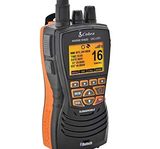 VHF COBRA MR HH600 GPS BT EU BIANCO