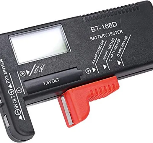 Controller Ottico per Tester Batteria Digitale Universale di Hapurs per batterie BT-168D d...