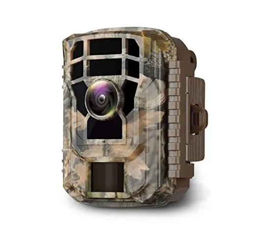 Campark Mini Fotocamera da Caccia 12MP 1080P Fototrappola Infrarossi Invisibili con Granda...