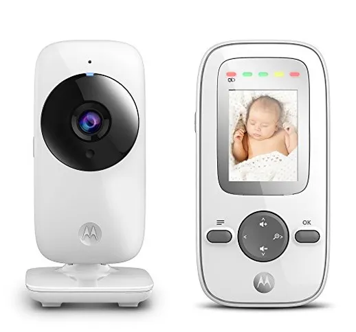 Motorola Baby Mbp 481 - Baby Monitor Video Digitale con Schermo LCD a Colori da 2.0”, Modo...