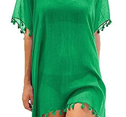 UMIPUBO Donna Chiffon Nappa Costume da Bagno Tunica Bikini Beach Cover up Estate Sexy Beac...