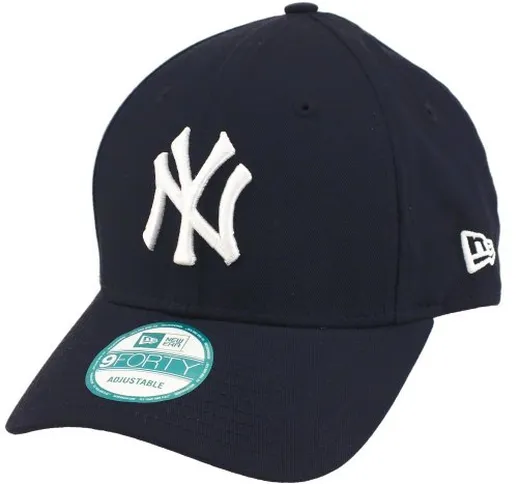 New Era 9forty MLB, cappellino con visiera dei New York Yankees blu/bianco Taglia unica