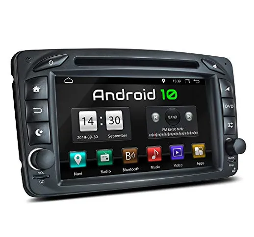 XOMAX XM-07ZA Autoradio con Android 10 adatto per Mercedes Viano CLK Vito I 2GB RAM, 32GB...