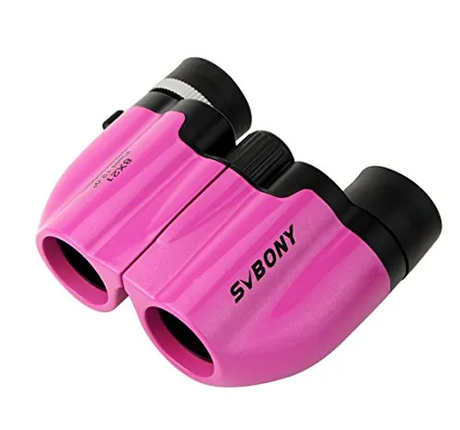 Svbony SV26 Binocolo Bambini 8x21, Compatto Forte Ingrandimento Binocoli 3-12 Anni Esplora...