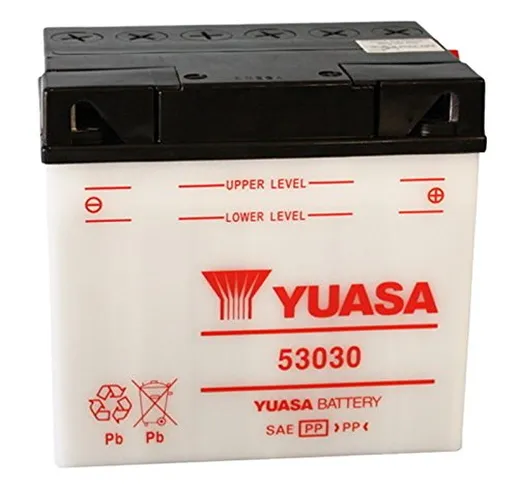 Batteria standard Yuasa 53030 12 V 30 Ah 180 CCA acido non incluso