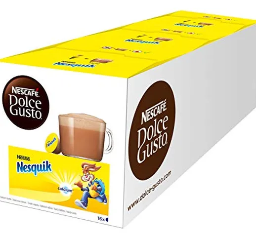 Nescafé Dolce Gusto Nesquik - 48 capsules (Lot de 3X16)