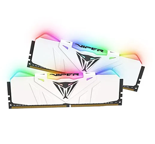 Viper RGB DDR4 3000 16GB (2x8GB) C15 Kit ID Memoria Gaming Illuminato RGB - Bianco - PVR41...