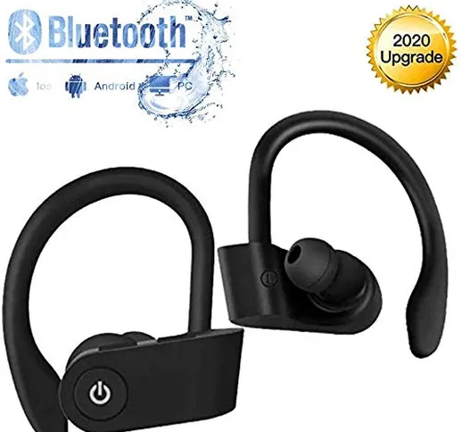 Auricolari Bluetooth 5.0, Wireless Hi-Fi Stereo Senza Fili in Ear Auricolare Bluetooth, Mi...