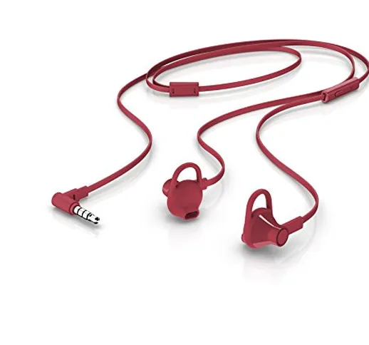 HP 150 (2AP90AA) - Auricolari con cavo, connettore 3,5 mm, colore: Rosso