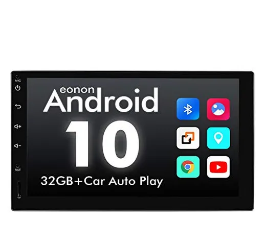 eonon GA2180A Android 10 2Din GPS Navigation Quad-Core 7" IPS HD Touchscreen Car Stereo wi...