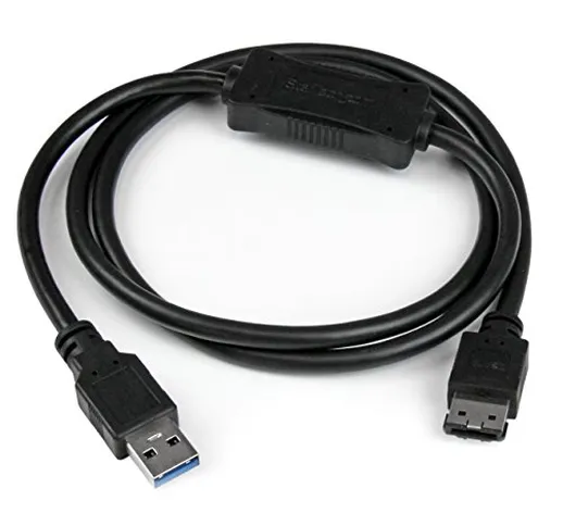 StarTech.com Cavo Adattatore USB 3.0 a eSATA per HDD Disco rigido / SSD - Cavo USB3.0 a eS...