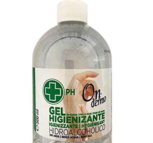Gel igienizzante, idroalcoliche, Per mani Senza Acqua Stick 500ml alcool superiore a 65% R...