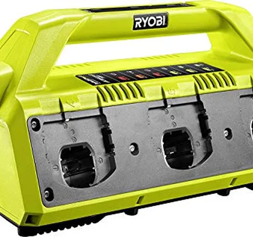 Ryobi - 5133002630, Rc18627, base di ricarica per 6 batterie