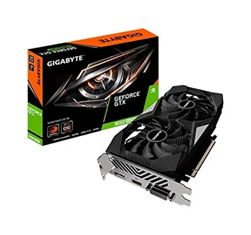 Gigabyte - Scheda grafica GeForce GTX 1650 Super Windforce OC 4G (4 GB GDDR6/PCI Express 3...