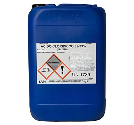 Piscina Semplice Acido Cloridrico 25Kg