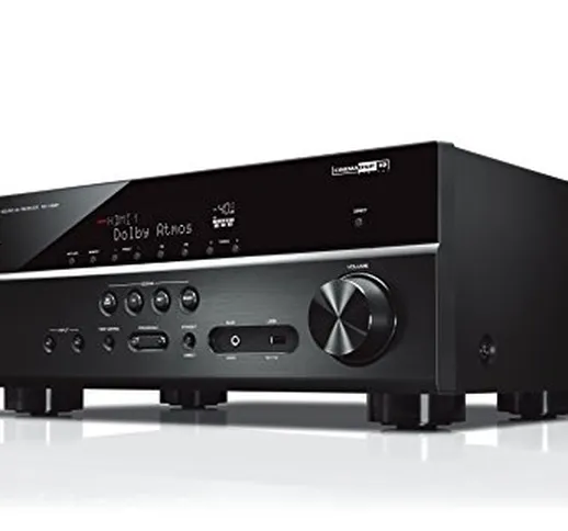 Yamaha RX-V585 Sintoamplificatore MusicCast multicanale – Ricevitore AV 7.2, 80 W per cana...