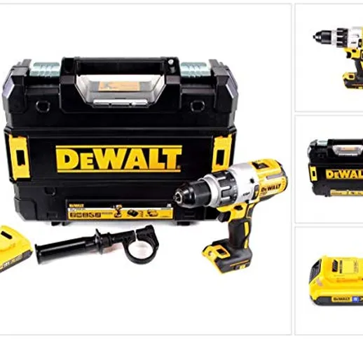 DeWalt DCD 996 - Trapano avvitatore a percussione a batteria agli ioni di litio, 18 V, 3 l...