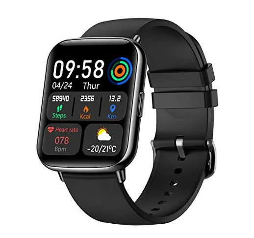 LYCHL Smartwatch Orologio Fitness Tracker Uomo Donna 1,69" Full Touch Bluetooth Smart Watc...